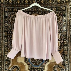 Silky off shoulder top